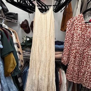 Altar'd State Cream Maxi Dress